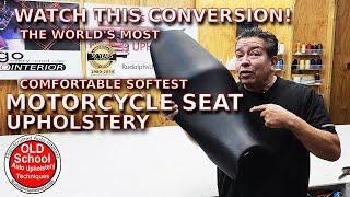 The world's most comfortable, softest motorcycle seat! You won't believe this conversion!