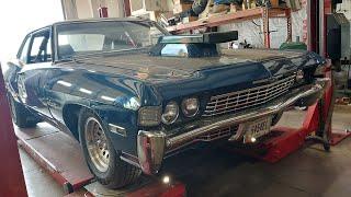 Big Bad Chevy Biscayne on full QA1 In the shop brought SURPRISES!