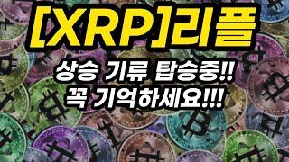 [XRP]리플ㅣ상승 기류 탑승중!!꼭 기억하세요!!!