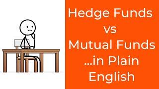 Hedge Funds vs Mutual Funds in Plain English