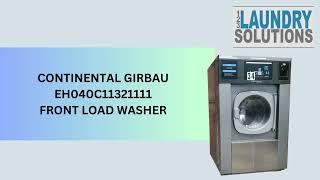 Continental Girbau Commercial Front Load Washer Coin Op , MODEL EH040C11321111, Serial no 1470859E08