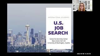 U.S. Job Search for International Students (Spring 2022)