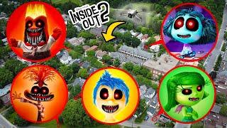 DRONE CATCHES CURSED NEW EMOTIONS FROM INSIDE OUT 2 MOVIE IN REAL LIFE (INSIDE OUT 2)