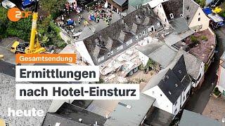 heute 19:00 Uhr vom 07.08.2024 Hotel-Einsturz an der Mosel; Kämpfe in Kursk; Harris und Walz