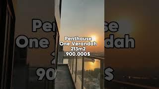 Penthouse One Verandah 23 tỷ 213m2 3 phòng ngủ hoàng hôn rất đẹp view sông