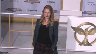 Paula Malcomson arriving to The Hunger Games Mockingjay Premiere