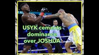  USYK cements dominance over AJ!  + Understanding JOSHUA's post fight meltdown 