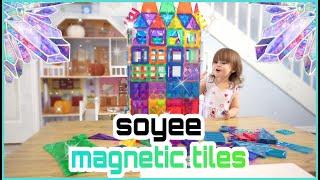 Magnetic Building Tiles by Soyee - Crystal Tower Castle - Best Toys 2022 - Rivers Playtime Fun