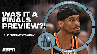 Was Thunder vs. Celtics a FINALS PREVIEW?!  + Celebrating Derrick Rose with the Bulls  | NBA Today