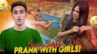 Scary Snake  Prank With Girls || Hilarious Reaction  || Numl University