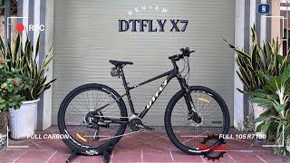 Xe Đạp DTFLY X7 | 8 Món Shimano, Phuộc Hơi, Cối Nổ 