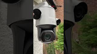 Hikvision Dual Cameras Fixed Pan Speed Dome - Smart Tracking and Tilt Surveillance | VIKYLIN Tech