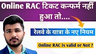 Online Rac ticket se yatra kar sakte hain ya nahi | Rac seats in railway |Online Rac is valid or not