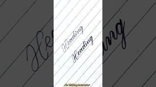 Two Ways Pointer Writing #shorts #youtubeshorts #cursive #calligraphy #ytshorts #handwriting #viral