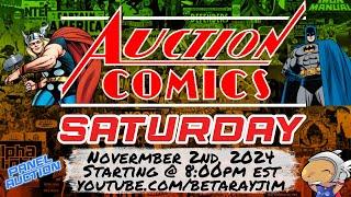 AUCTION COMICS SATURDAY NIGHT!  PANEL AUCTION!!