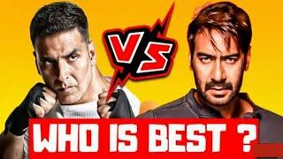 Ajay devgan vs Akshay Kumar top 10 highest grossing movies!