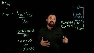 Voltage Regulation of a Transformer