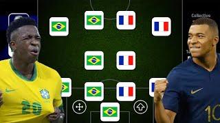 BRAZIL X FRANCE!  BEST SPECIAL SQUAD BUILDER!! EFOOTBALL 2024 MOBILE