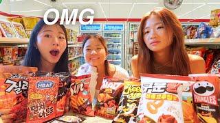 TRYING AND RATING EVERY SPICY CHIP!!