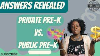 Teaching Preschool AtoZ| The truth about private pre-k vs. public pre-k