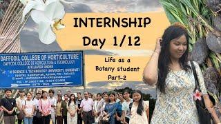 Internship Day1/12 | Life as a Botany Student  Part-2  | Daffodil Nursery
