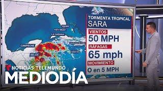 La tormenta tropical Sara está estancada en Centroamérica generando más lluvia | Noticias Telemundo