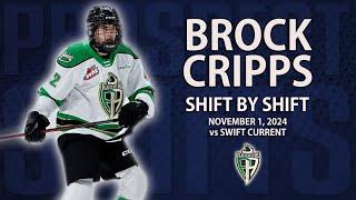 Brock Cripps vs Swift Current | Nov 1 2024 | 2027 NHL Draft