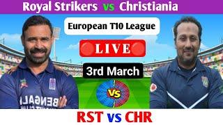 RST vs CHR Live | European T10 Live | T10 Live | T10 Live Streaming | Live Cricket Match Today