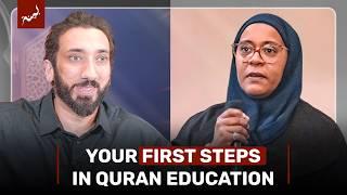 How Should I Study the Quran as a New Muslim? - Q&A With Nouman Ali Khan