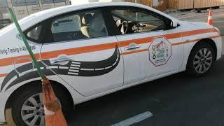 Reverse Parking Test 90 Degree With Cones by Mona 0559654847  UAE Abu dhabi