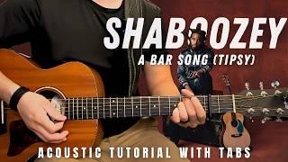 A Bar Song (Tipsy) Shaboozey Guitar Lesson with Tabs