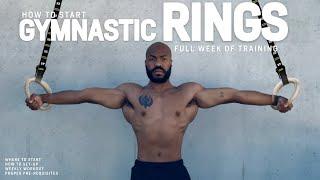 How to Start Gymnastic Rings Training for Beginners (Weekly Workout Guide, Tips, and Set-Up)