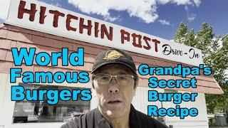 Diners Road Trip  (Hitchin Post Drive In High River, Alta.) My Grandpa's Secret Burger Recipe  汉堡食谱