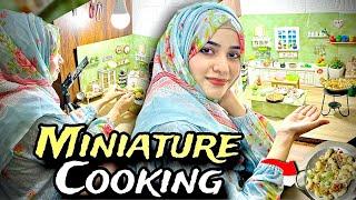 Laiba Fatima Tried Miniature Cooking For The First Time  @MinatasticMiniatureCooking