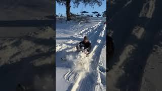 Sledding Oklahoma Man Covers His Baby Son in Snow
