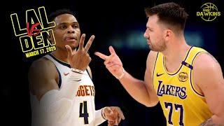 Los Angeles Lakers vs Denver Nuggets Full Game Highlights | March 19, 2025 | FreeDawkins