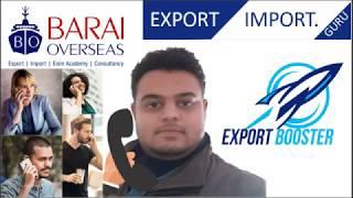I'm Kishan Barai  Export Import Guru : First Step to enroll for Startup Online Export Consultation
