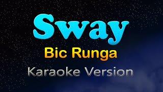 SWAY - Bic Runga (Karaoke Version)