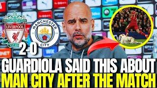  URGENT! PEP GUARDIOLA ADMITS ABOUT MAN CITY TEAM AFTER LOSE TO LIVERPOOL! MAN CITY NEWS TODAY