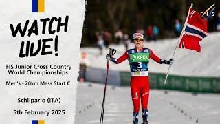 LIVE: FIS Nordic JWC 2025 Schilpario (ITA) - 20km Mass Start Men Classic