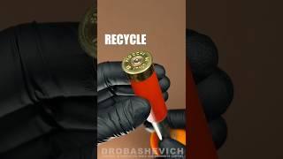 RECYCLING SHOTGUN SHELLS #reload #ammo #gun #asmr #weapons #shot #12gauge #usa #loop #shorts