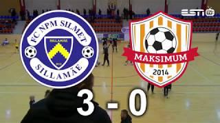 SILLAMAE ESN TV 9.02.2019 НАРЕЗКА ГОЛОВ FC NPM SILMET VS TARTU MAKSIMUM