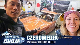 LS Swap vs Original Datsun Power with CZeroMedia | State of the Build | PEAK Auto