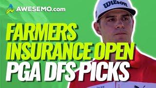 PGA DFS LINEUPS: FARMERS INSURANCE OPEN LIVE BEFORE LOCK DRAFTKINGS DAILY FANTASY GOLF PICKS 1/27/21