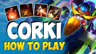 HOW TO PLAY CORKI MID FOR BEGINNERS | CORKI Guide Season 11 | League of Legends