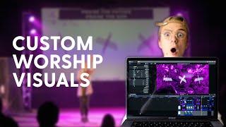 How to Create Background Visuals for Worship