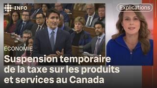 Congé de TPS prévu avant Noël au Canada | D'abord l'info