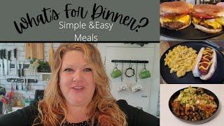 Simple and Easy Dinner Ideas! || What's For Dinner?|| Real Life Dinners