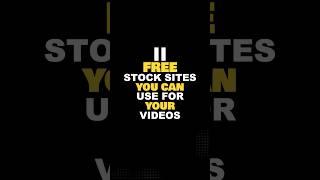 2 Amazing Free Stock Sites you can use for your Videos! 