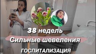 38 недель | сильные шевеления| госпитализация